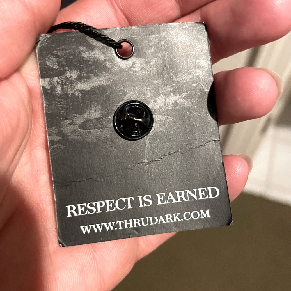 THRUDARK LIGHTLY WORN W/ TAG MEN’S SHROUD | BLACK MENS SIZE L - Picture 13 of 14